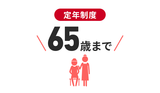 SOMPOケアの定年制度65歳まで